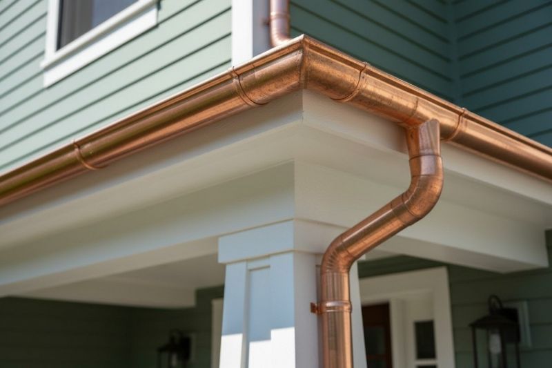 Copper Gutter Replacement