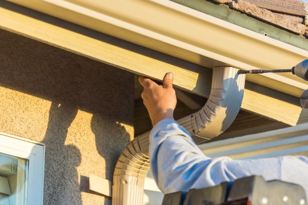 Aluminum Rain Gutter Service in Advance