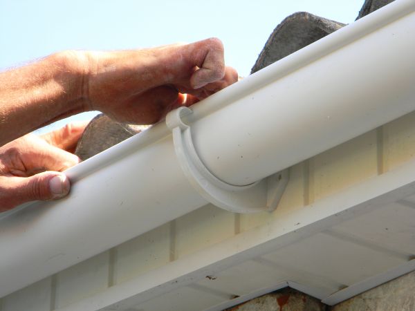 Plastic Gutter Repair in Advance